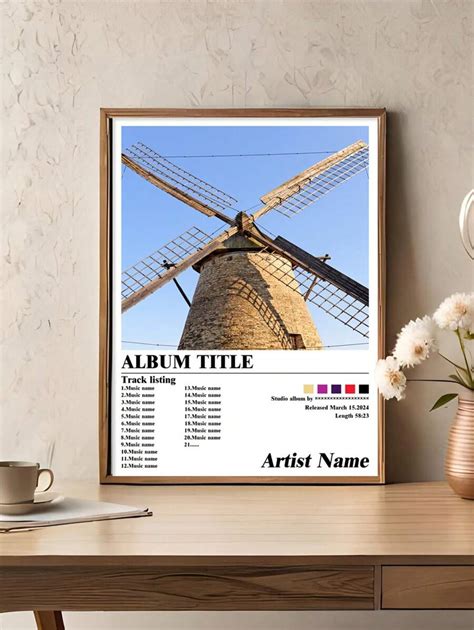 1pc Custom Album Poster Minimalist Album Cover Poster Music Print