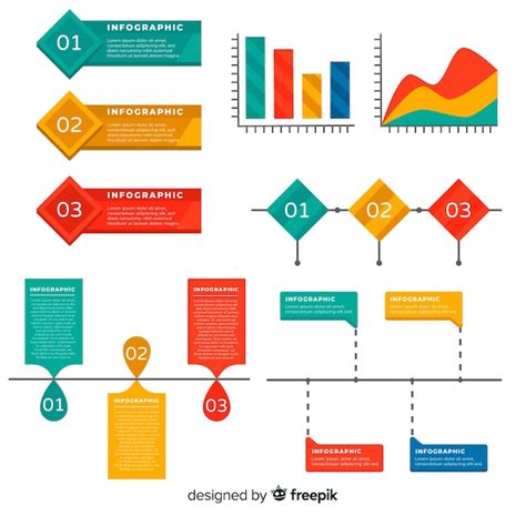 Colecci N Elementos Infograf A Dise O Plano Vector Gratis