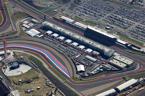 Formula One Us Grand Prix Track In Austin Texas