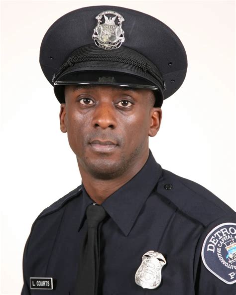 Police Officer Loren Michael Courts, Detroit Police Department, Michigan