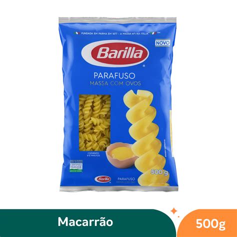 Macarr O Barilla Ovos Parafuso G