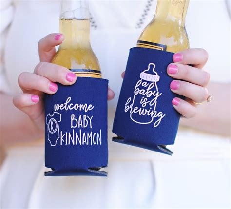 Baby Shower Favors A Baby Is Brewing Personalized Can