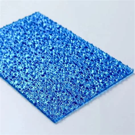 Unbreakable Poly Carbonate Embossed Solid Sheets For Building Material