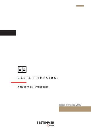 Carta Trimestral Bestinver 3er Trimestre De 2020 PDF