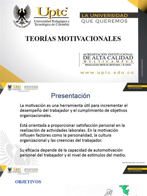 4 Teorías Motivacionales Pdf Motivación Motivacional