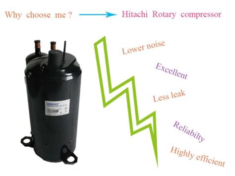 Hitachi Rotary Refrigerator Compressor Shw73tc9gu In Guangzhou