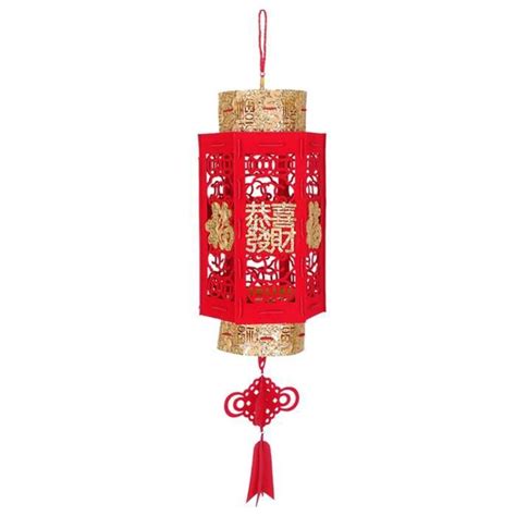 Lanterne Fantaisie Lanterne Suspendue Rouge Feng Shui Pi Ces Pour Le