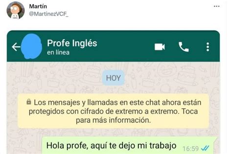 Arrasa Con La Respuesta Que Ha Dado Por Whatsapp A Su Profesor De