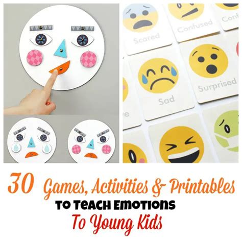 30 Activities And Printables That Teach Emotions For Kids