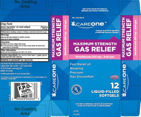 NDC 41520 983 Maximum Strength Gas Relief Capsule Liquid Filled Oral