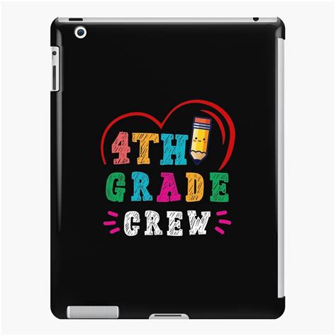 Funda Y Vinilo Para Ipad Equipo De Cuarto Grado Cuarto Grado Cuarto