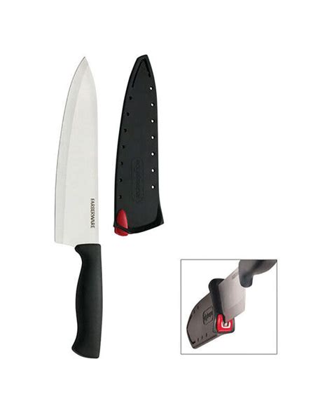 Farberware 8 In L Carbon Steel Chefs Knife 2 Pc Ebay