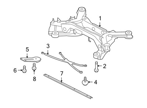 Jaguar Xf Suspension Subframe Crossmember Xf W O Xfr C2z13130 Jaguar Palm Beach West Palm