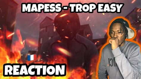 AMERICAN REACTS TO FRENCH DRILL RAP MAPESS FREESTYLE TROP EASY