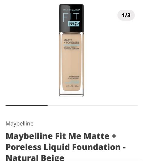 Maybelline Fit Me Matte Poreless Mattifying Liquid Foundation Natural Ivory 112 Artofit