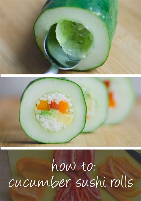 Cucumber Sushi Rolls Live Eat Learn Cucumber Sushi Rolls Homemade