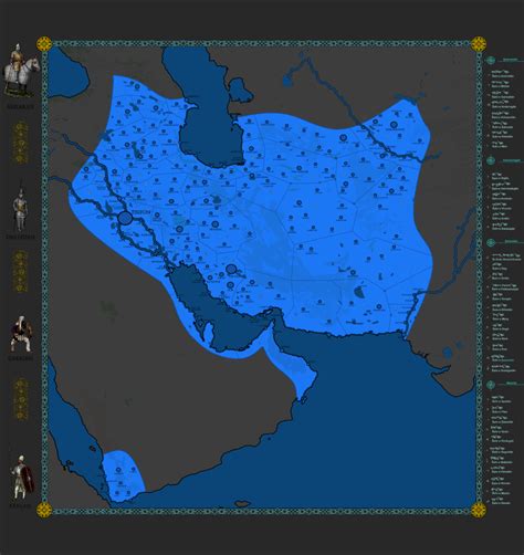 Map : [OC] The Sassanid Persian Empire at the time of Khosrow I, 579 AD. [5700x6000 ...