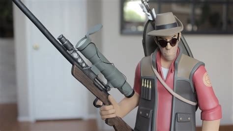 Team Fortress 2 Red Sniper Exclusive Statue Unboxing From Gaming Heads