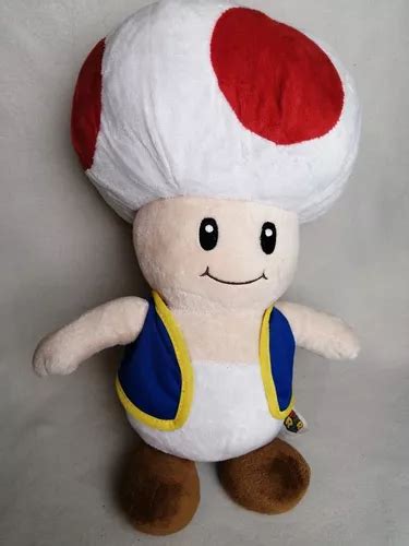 Peluche Original Honguito Super Mario Bros Nintendo Toad Cuotas