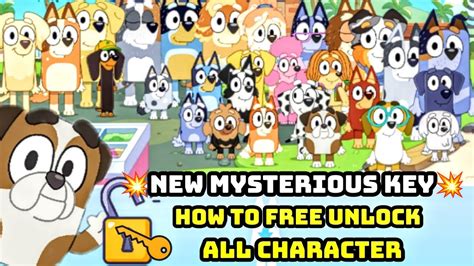 Bluey The Videogame New Mysterious Key How To Free Unlock All Character