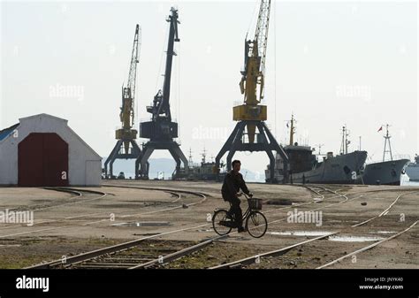 PYONGYANG, North Korea - Photo shows Rason port in the special economic zone of Rason in North ...