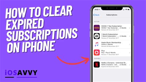 How To Clear Expired Subscriptions On Iphone You Cant Heres Why