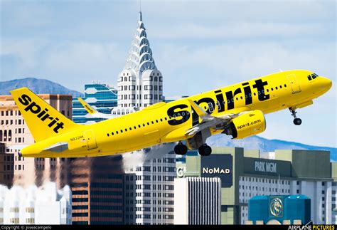 N Nk Spirit Airlines Airbus A Neo At Las Vegas Mccarran Intl