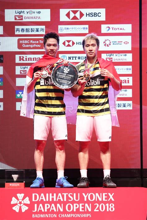 KEVIN MARCUS JUARA JAPAN OPEN 2018 ANTARA Foto