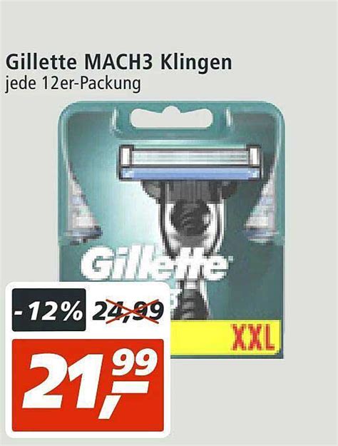 Gillette Mach3 Klingen Angebot Bei Real 1prospektede