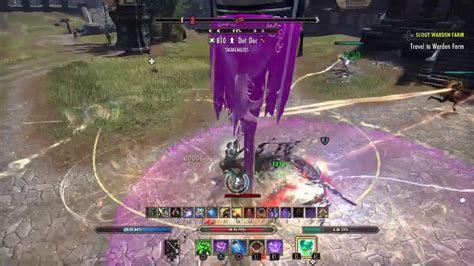 Eso Pvp Dark Elf Warden Tryout Youtube