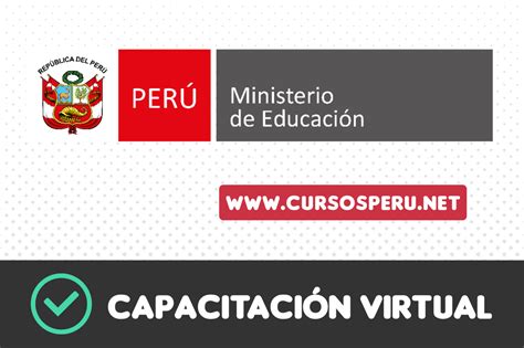 Minedu Ministerio De Educaci N Cursos Virtuales Gratuitos