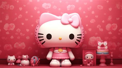 Red Hello Kitty Wallpapers 4k Hd Red Hello Kitty Backgrounds On Wallpaperbat