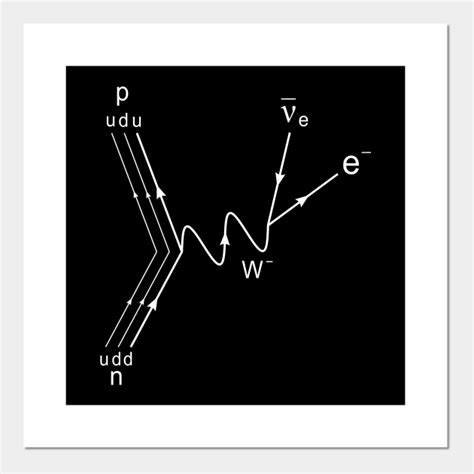 Feynman diagram, beta decay dark version - Quantum Physics - Posters ...