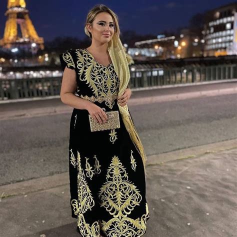 Algerian Gandoura Constantinoise Traditional Dresses Maxi Dress Fashion