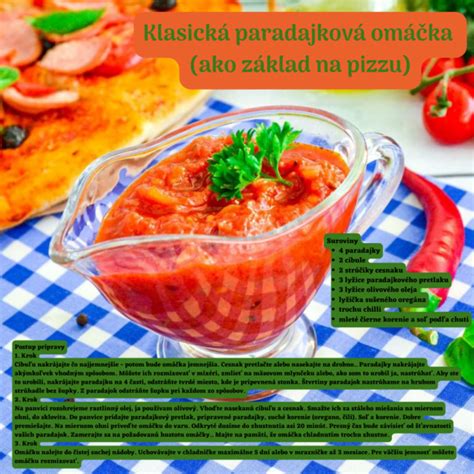 Klasicka Paradajkova Omacka Ako Zaklad Na Pizzu Prispevok Na Instagram