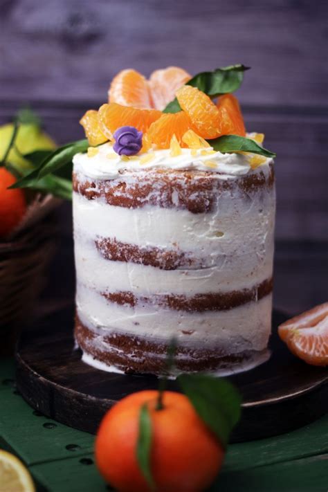 Naked Cake De Mandarinas Arquitectura De Una Carolina Receta