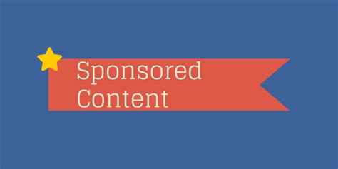Making money with sponsored content