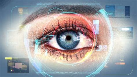 Human Eye Scan Technology Interface Animation Stock Footage Video (100% ...