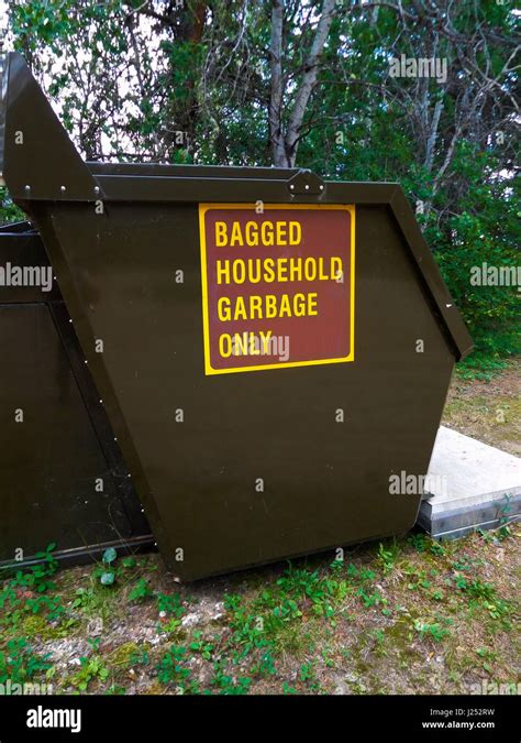 Camp Site Litter Bin Hi Res Stock Photography And Images Alamy