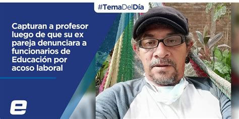 Elsalvador On Twitter Temadeld A El Detenido Es El Profesor