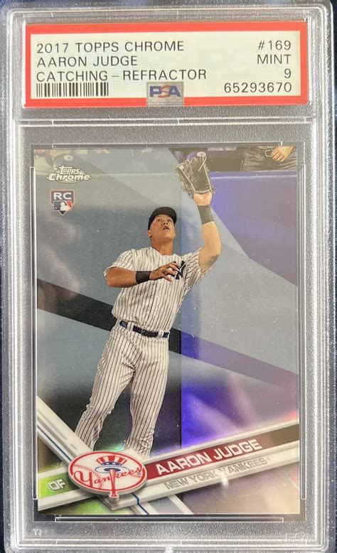 2017 Topps Chrome Aaron Judge RC PSA