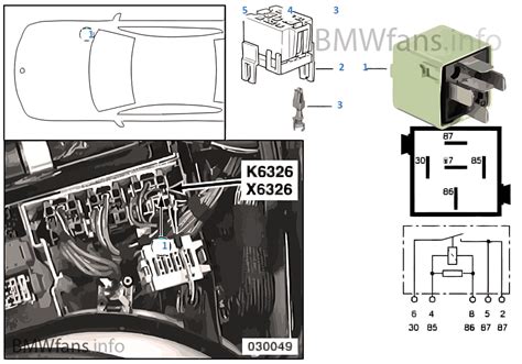 Relay Relief Terminal 15 K6326 BMW 7 E38 750i M73 Europe