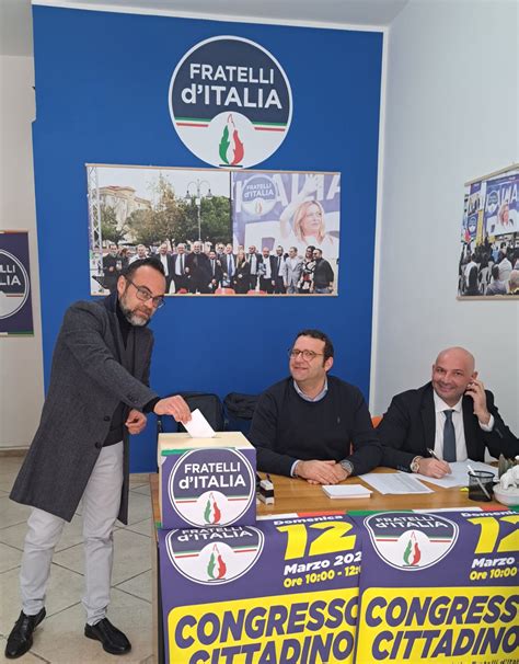 Bellizzi Celebrato Congresso Di Fratelli D Italia Maddalo Eletto