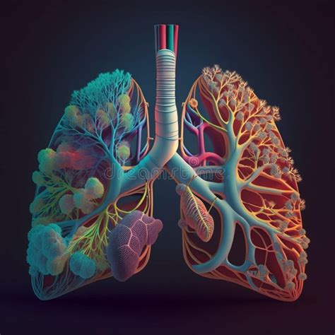 Lungs Trachea And Bronchi Stock Illustration Illustration Of