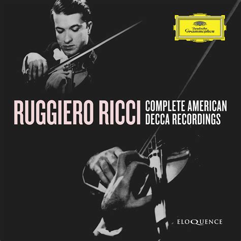 Ruggiero Ricci Complete American Decca Recordings (9CD) - Eloquence Classics