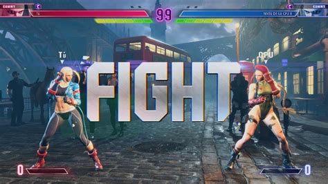 Street Fighter 6 Cammy Víctor vs cammy Cpu level 8 YouTube