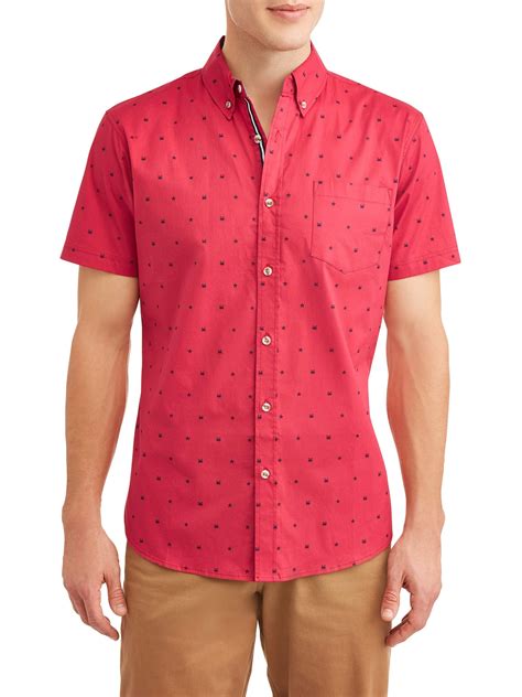 Lee Mens Short Sleeve Stretch Button Down Shirt Available Up To Size