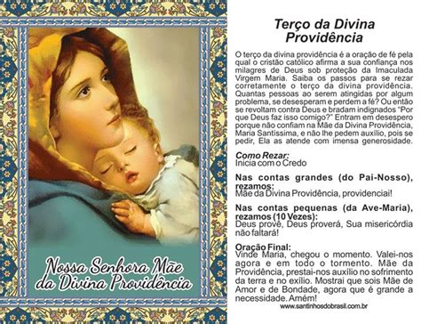 Ora O A Nossa Senhora Da Divina Provid Ncia Ora O Como Rezar Um