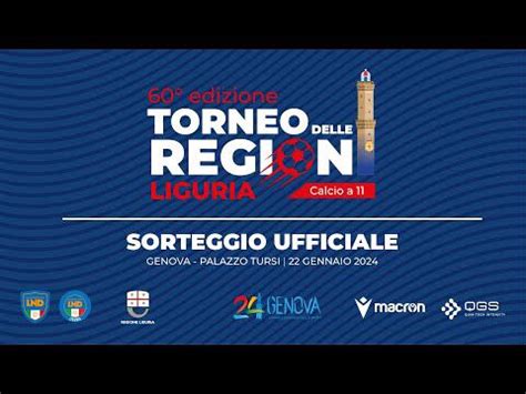 Regolamenti E Calendari Torneo Delle Regioni 2024 LND Liguria