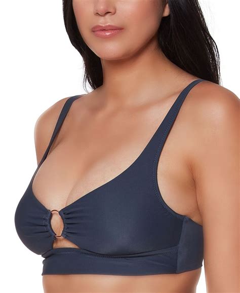 Bar Iii Banded Ring Bikini Top Created For Macys And Reviews